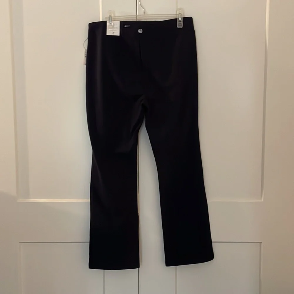 NWT Talbots petite large navy blue bootcut knit pants. - Picture 2 of 4